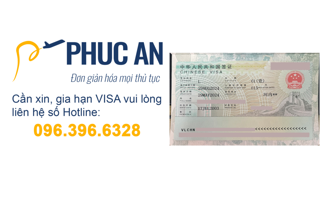 Visa du lịch Trung Quốc 